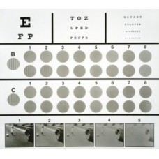 Functional Contrast Sensitivity Chart  for Cataract Evaluation