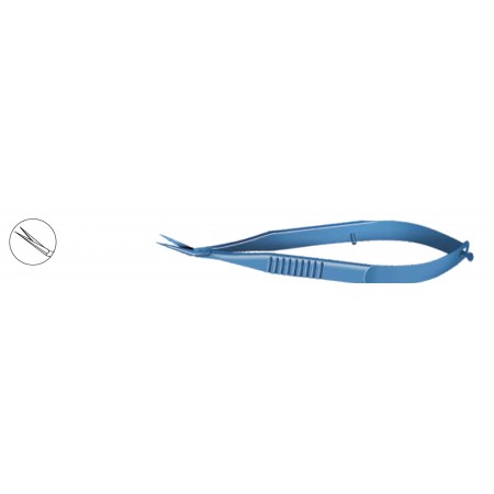 Scissors Vannas Angled